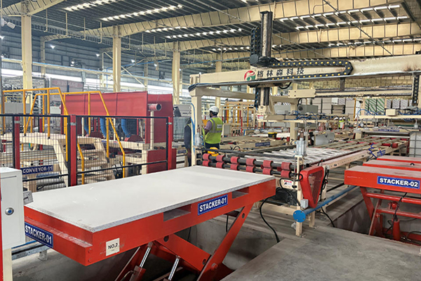 gypsum board laminating machine
