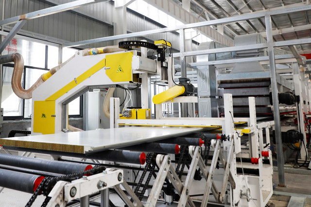 rock wool sandwich board making machine